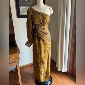 NIRMOOHA One-Shoulder Shine Dress